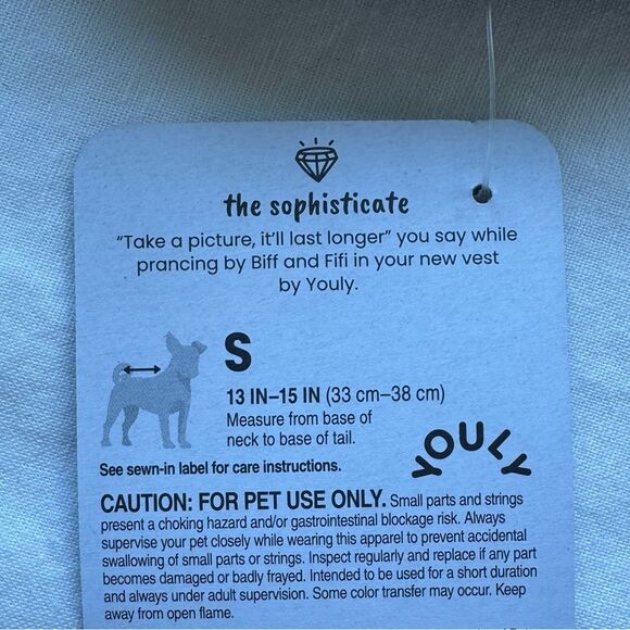 NWT Black Satin Pet Bomber Jacket striped cuffs size small - Picture 5 of 5